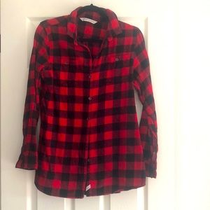 Woolrich buffalo plaid button-up flannel